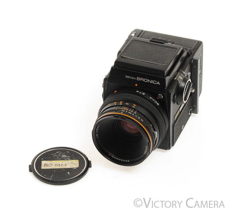 Zenza Bronica SQ-A 6x6 Medium Format SLR 80mm f2.8 Lens WLF [EXC]