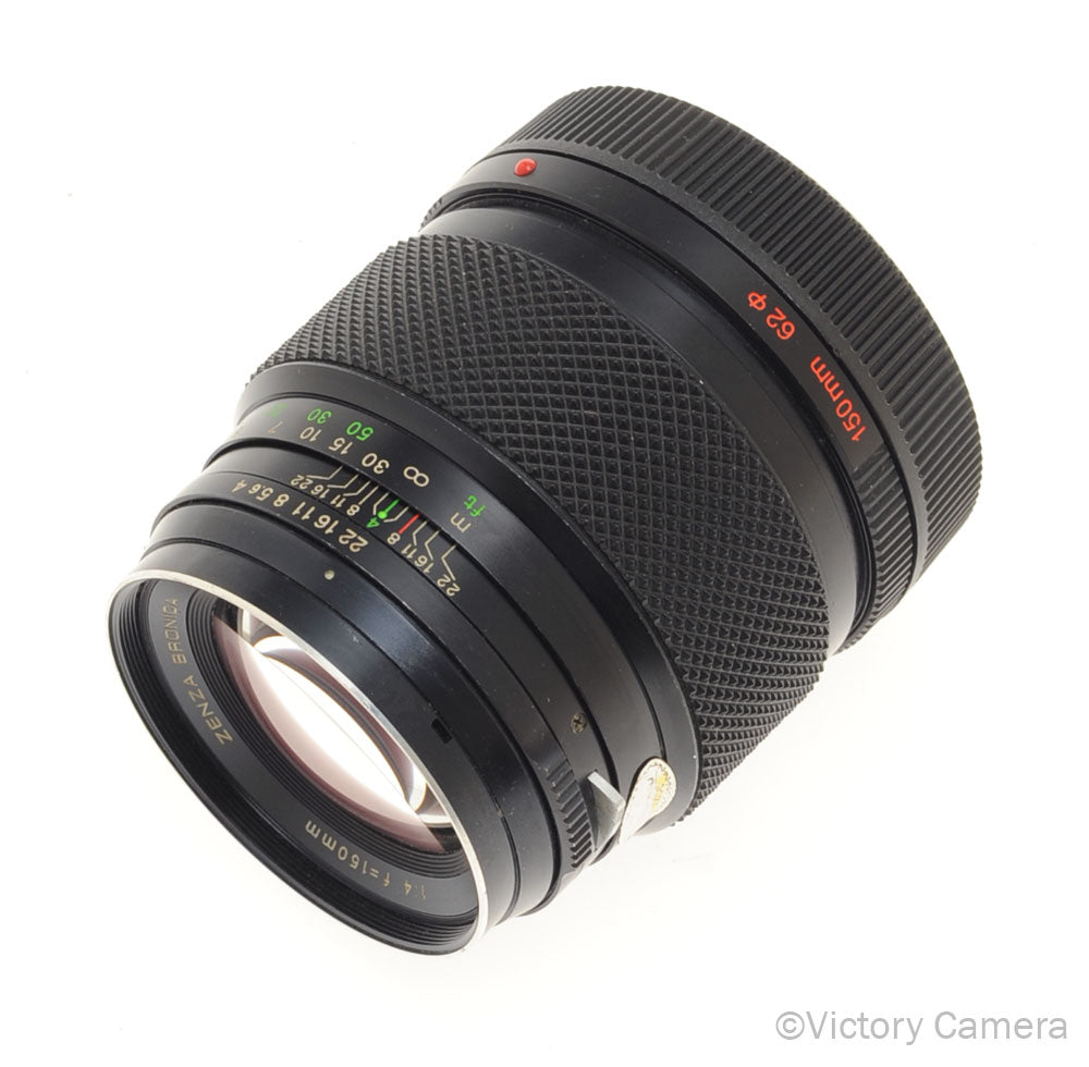Zenza Bronica 150mm f4 Zenzanon MC Lens for ETR ETRS ETRsi [EXC] - Victory Camera