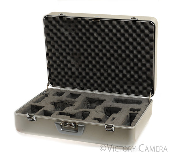 Zero Halliburton Chrome Rare Large Aluminum Camera Case ~26