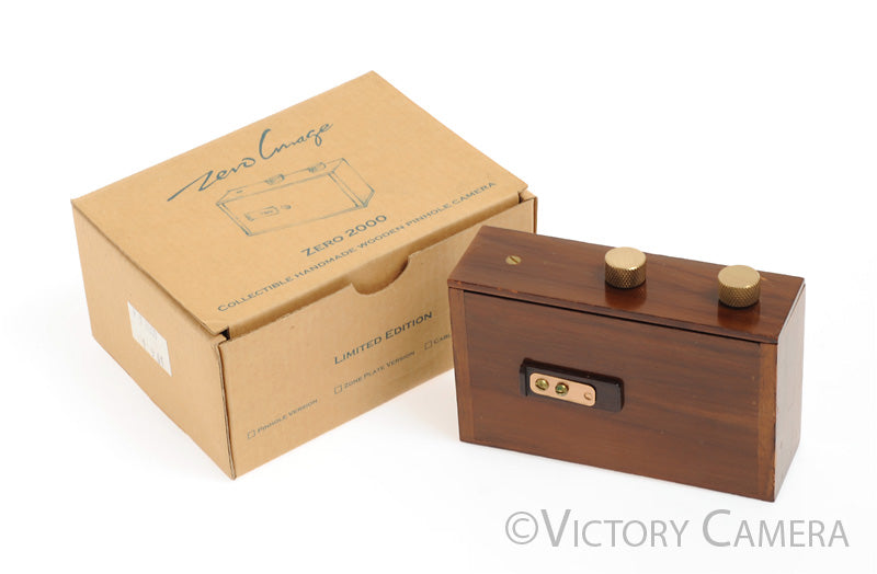 Zero Image Zero 2000 Medium Format 6x6 Wooden Pinhole Camera -Nice- - Victory Camera