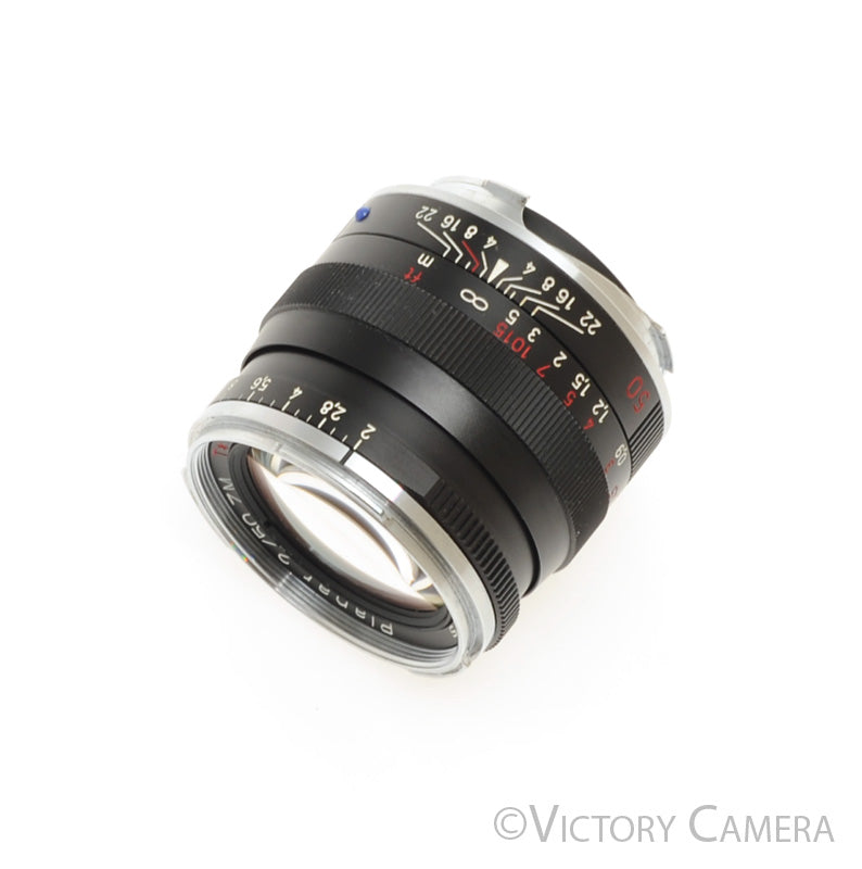 Zeiss Planar 50mm f2 ZM T* Black Prime Lens for Leica M Mount [EXC+] - Victory Camera