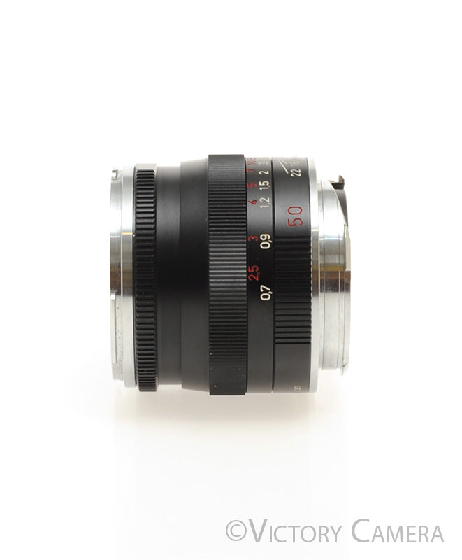 Zeiss Planar 50mm f2 ZM T* Black Prime Lens for Leica M Mount [EXC+] - Victory Camera