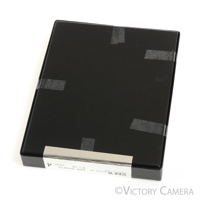 Zone VI Brilliant 8x10 #4 Graded B&amp;W Photo Paper 100 Sheets -Sealed Cold Stored- [EXC] - Victory Camera