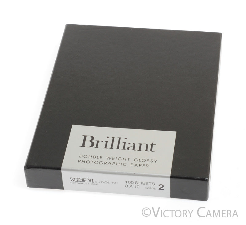 Zone VI Brilliant 8x10 #2 Graded B&W Photo Paper 100 Sheets -Sealed Cold Stored- - Victory Camera