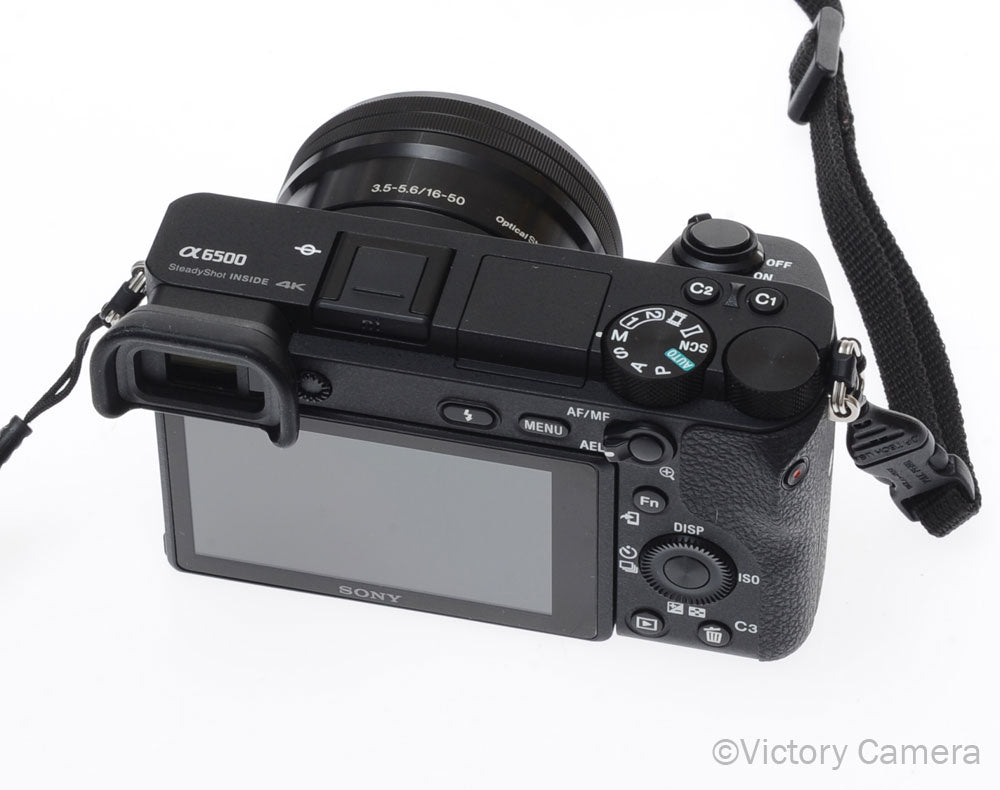 Sony Alpha a6500 24.2MP 4K Mirrorless Camera w/ 16-50mm Zoom Lens [MINT-] image 3
