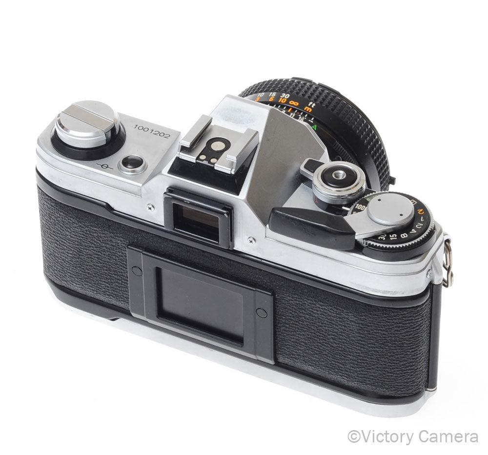 Canon AE-1 35mm Chrome Camera w/ 50mm f1.8 Prime Lens [EXC] image 4