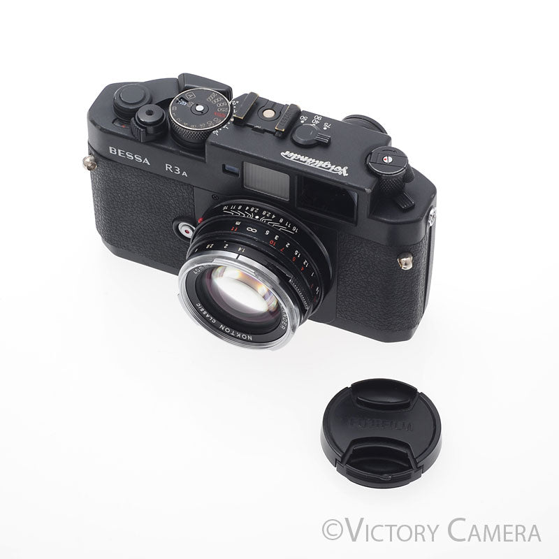 Voigtlander Bessa R3A Rangefinder with Nokton Classic 40mm f1.4 MC Lens [EXC] - Victory Camera