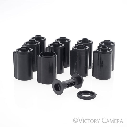 10x Reloadable Plastic 35mm Film Cassettes [EXC-] - Victory Camera