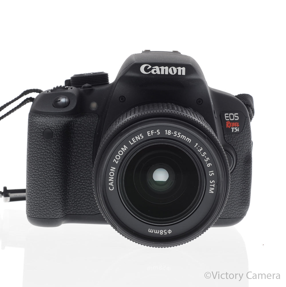 Canon EOS Rebel T5i 18MP DSLR w/ 18-55mm Zoom Lens [EXC+] - Victory Camera