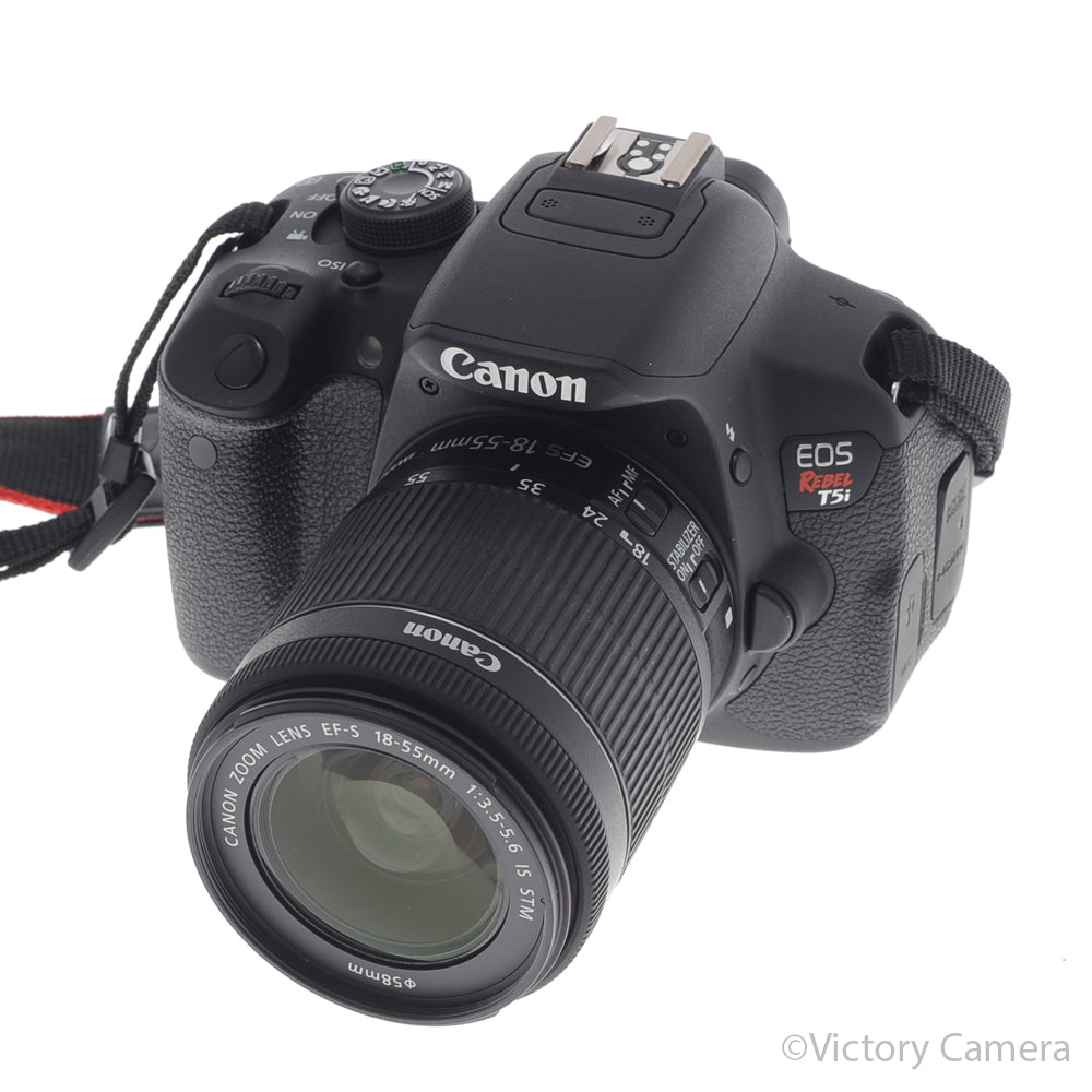 Canon EOS Rebel T5i 18MP DSLR w/ 18-55mm Zoom Lens [EXC+] - Victory Camera