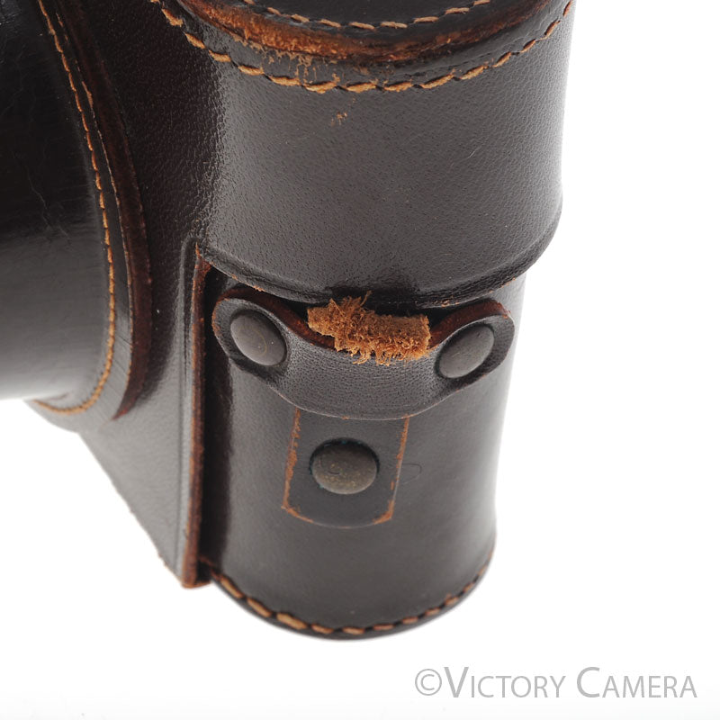 Leica Genuine Brown Leather Ever Ready Case for IIIA IIIB IIIC IIIF [EXC-] image 7