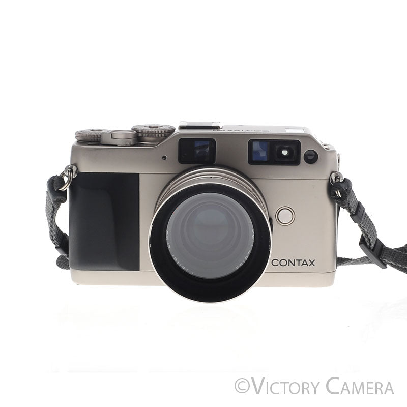 Contax G1 Green Label 35mm AF Film Camera w/ Planar 45mm f2 Prime Lens [EXC-] image 2