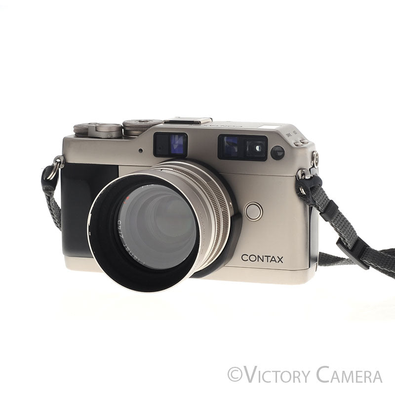 Contax G1 Green Label 35mm AF Film Camera w/ Planar 45mm f2 Prime Lens [EXC-] image 1