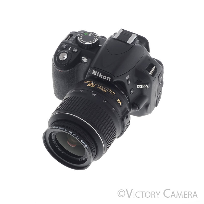 Nikon D3100 Digital Camera w/ 18-55mm Lens ~3450 Shots [EXC+] - Victory Camera