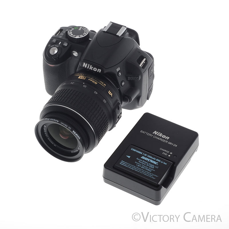 Nikon D3100 Digital Camera w/ 18-55mm Lens ~3450 Shots [EXC+] - Victory Camera