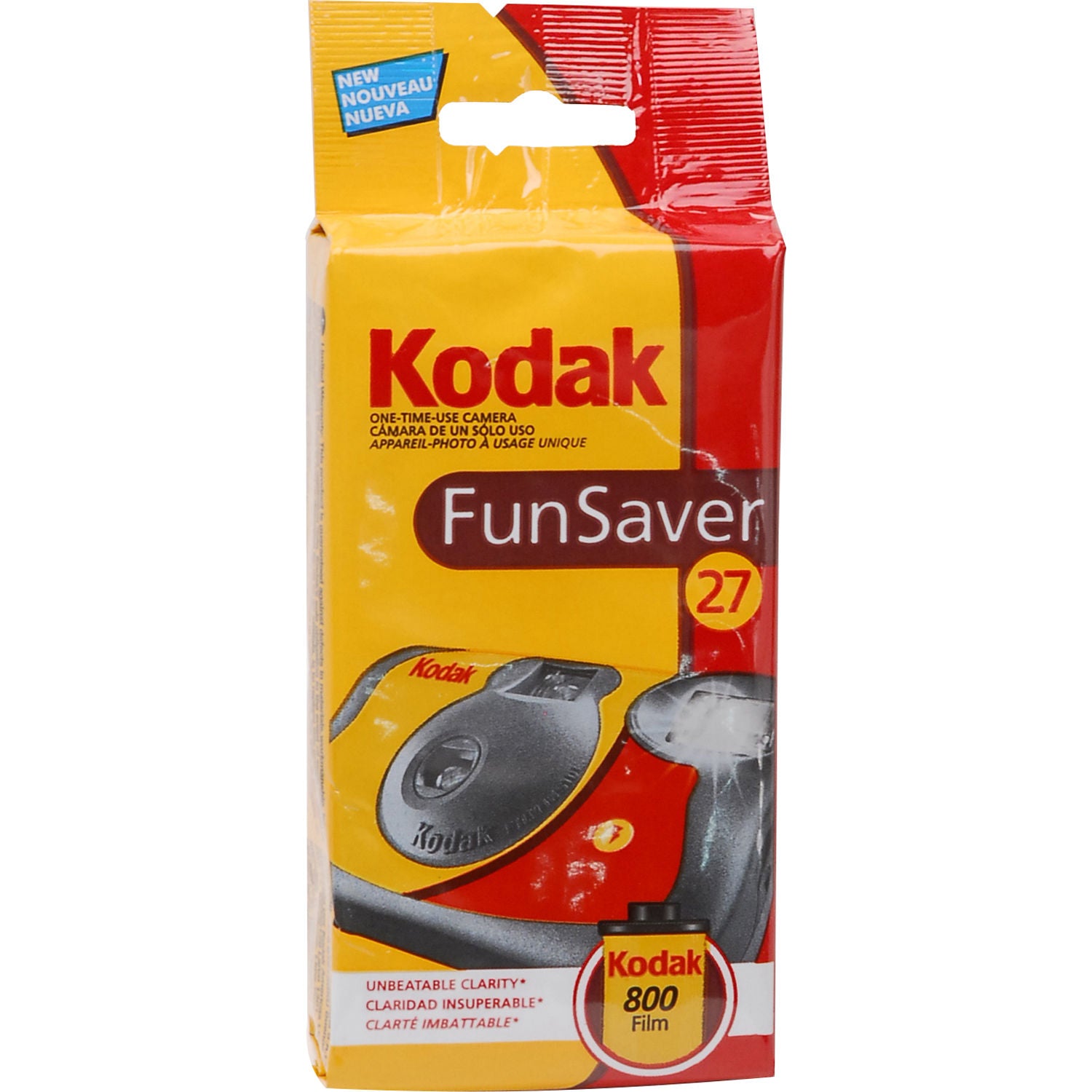 Kodak FunSaver 35mm One-Time-Use Disposable Camera (ISO-800) with Flash - 27 Exposures - Victory Camera