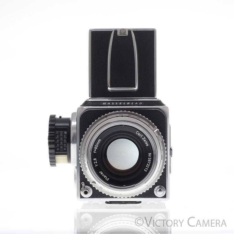 Hasselblad 500c Chrome Medium Format Camera w/ 80mm Lens 12 Back [EXC-] - Victory Camera