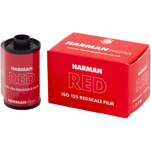 HARMAN technology Red 125 Redscale Color Negative Film (35mm Roll Film, 36 Exposures) - Victory Camera