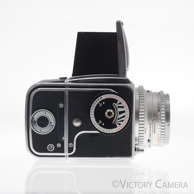 Hasselblad 500c Chrome Medium Format Camera w/ 80mm Lens 12 Back [EXC-] - Victory Camera
