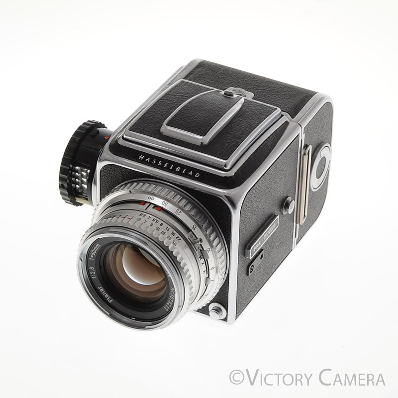 Hasselblad 500c Chrome Medium Format Camera w/ 80mm Lens 12 Back [EXC-] - Victory Camera