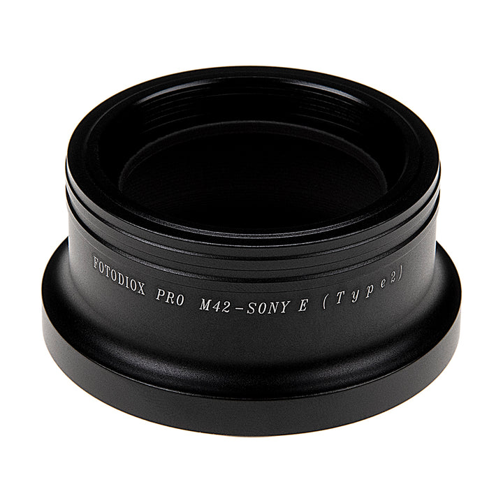 Fotodiox Lens Mount Adapter - M42 Type 2 (42mm x1 Screw Mount) to Sony Alpha E-Mount Mirrorless Camera Body - Victory Camera