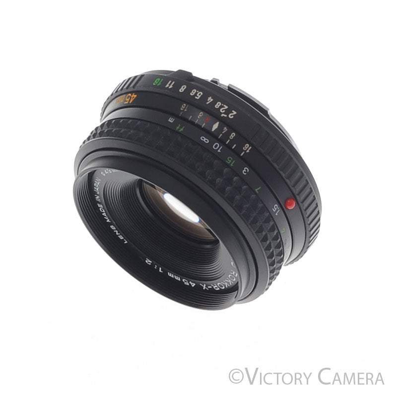 Minolta MD Rokkor-X 45mm f2 Manual Focus Pancake Prime Lens [EXC+] - Victory Camera