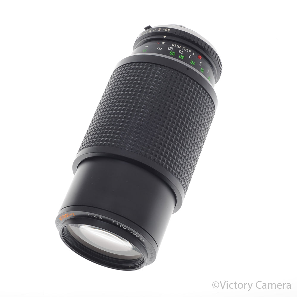 Minolta Rokkor-X 80-200mm f4.5 MC Zoom Telephoto Lens for Minolta [EXC+] - Victory Camera