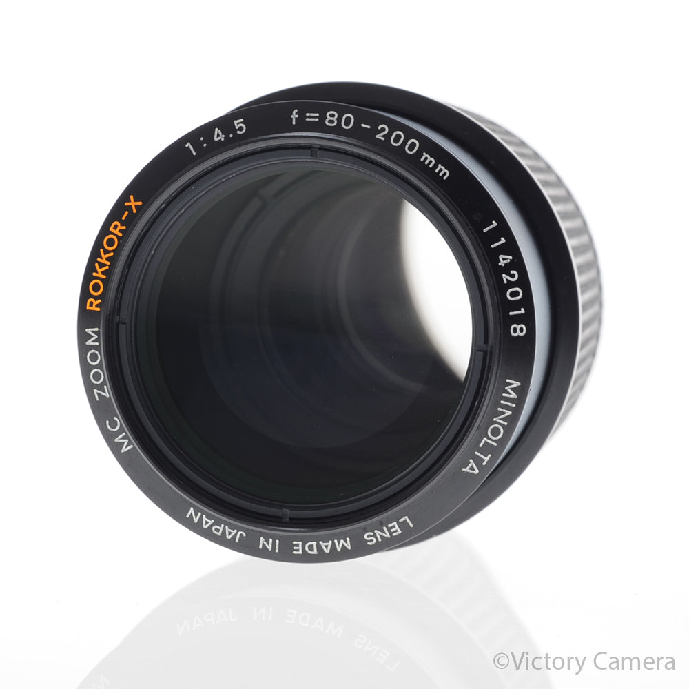 Minolta Rokkor-X 80-200mm f4.5 MC Zoom Telephoto Lens for Minolta [EXC