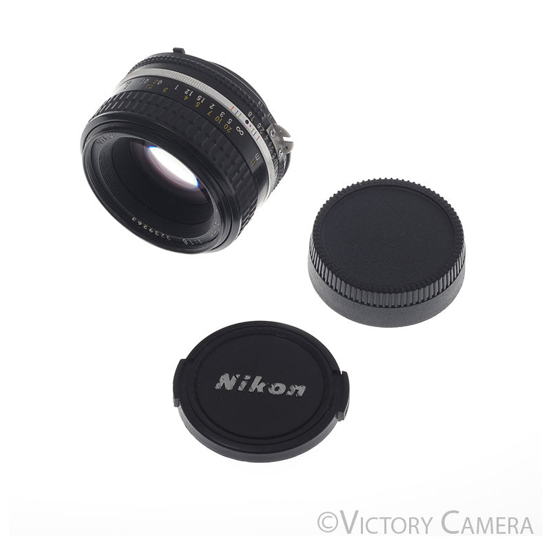Nikon Nikkor 50mm F1.8 AI-S Manual Lens III (Long Version) [EXC+] - Victory Camera
