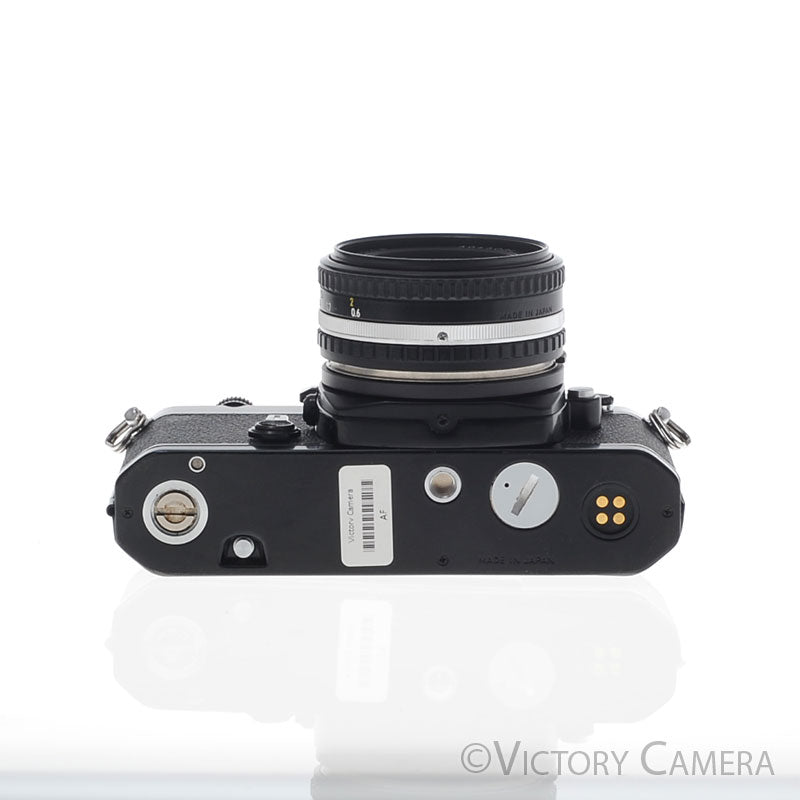 Nikon FM Black 35mm Film Camera w/ 50mm f1.8 AI-s Lens [EXC] - Victory Camera