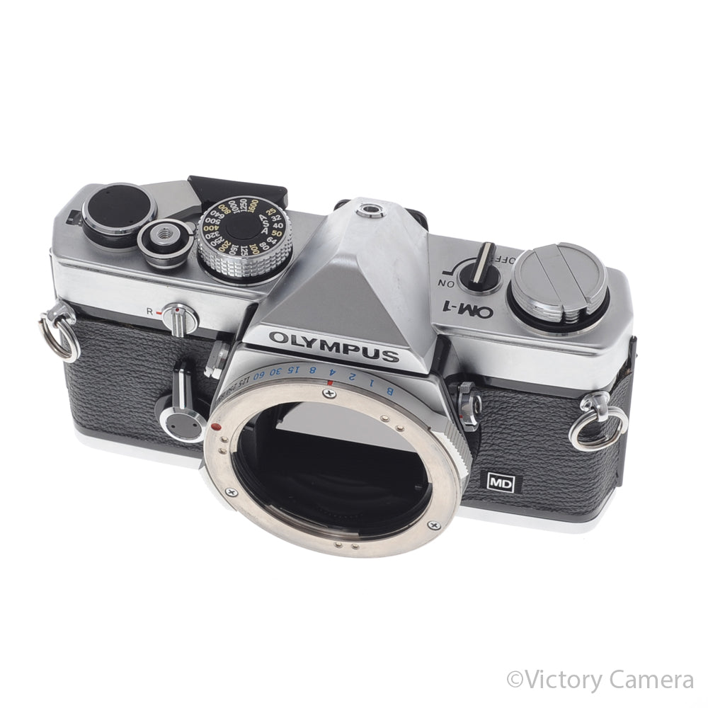Olympus OM-1 MD Chrome Film Camera Body (no meter) [GOOD] image 2