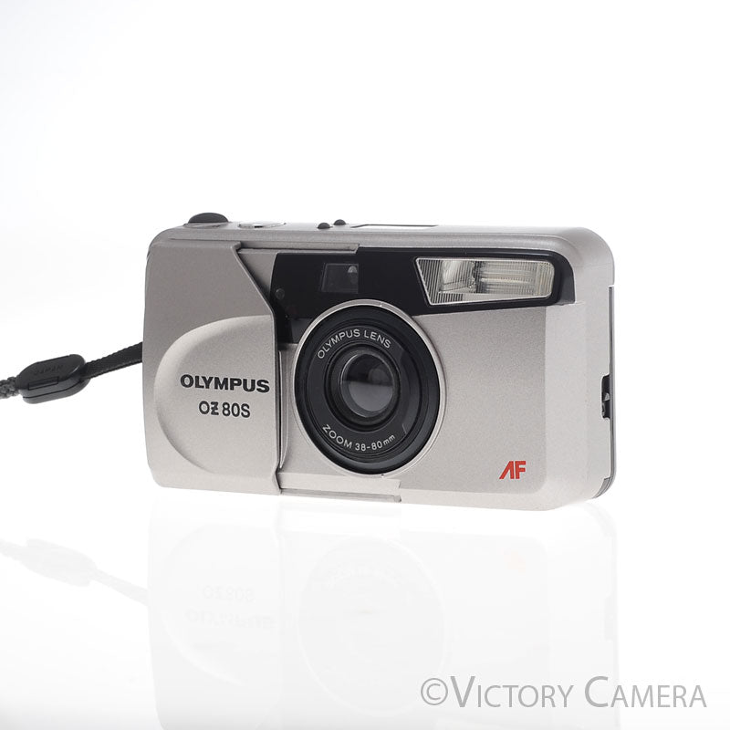 Olympus QZ 80S Silver 35mm Point & Shoot Camera -Cool- [EXC+] image 1