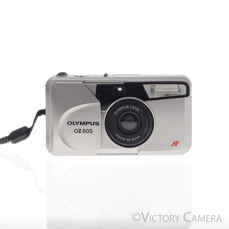 Olympus QZ 80S Silver 35mm Point & Shoot Camera -Cool- [EXC+] image 2