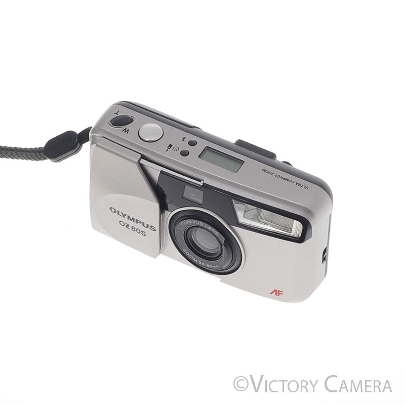 Olympus QZ 80S Silver 35mm Point & Shoot Camera -Cool- [EXC+] image 3