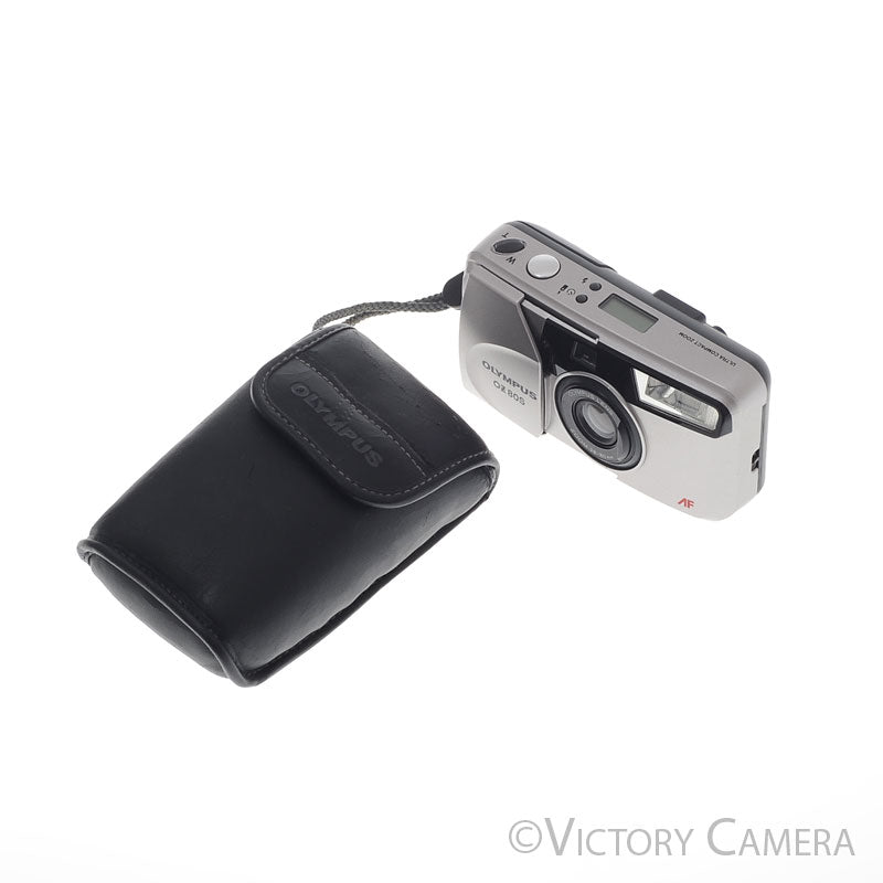 Olympus QZ 80S Silver 35mm Point & Shoot Camera -Cool- [EXC+] image 7