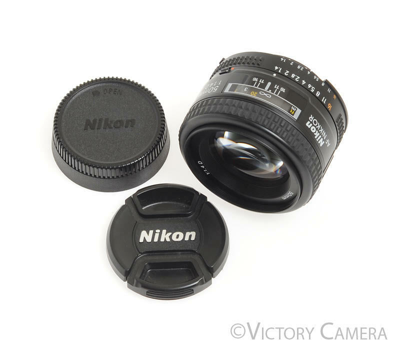 Nikon AF Nikkor 50mm F1.4 AF-D Autofocus Lens -Clean-