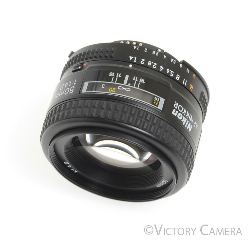 Nikon AF Nikkor 50mm F1.4 AF-D Autofocus Lens -Clean- - Victory Camera