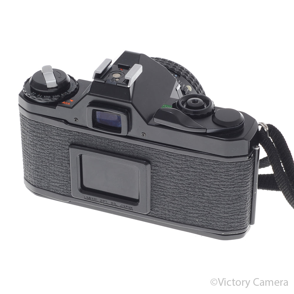 Pentax MV1 Black 35mm Camera w/ 50mm f2 Lens [EXC+] - Victory Camera