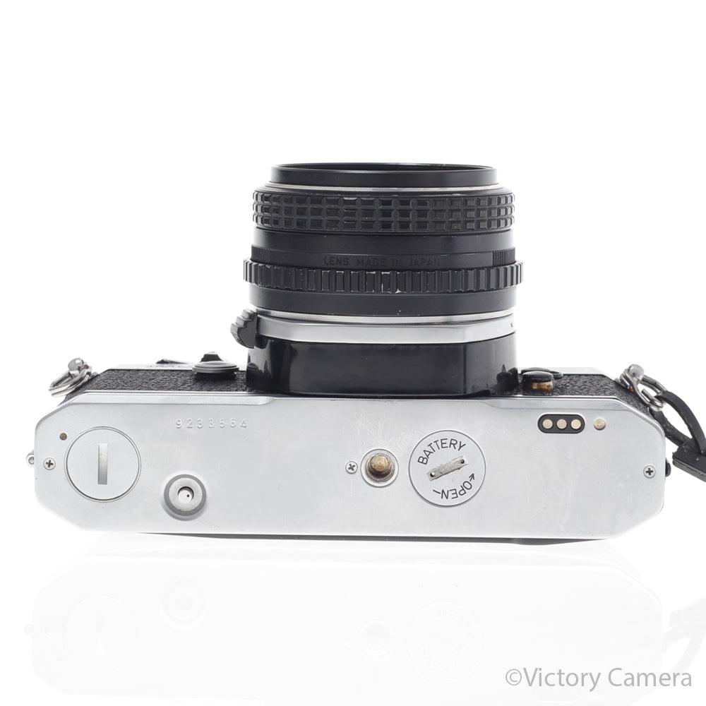 Pentax MX Chrome 35mm Camera w/ 50mm f1.7 Prime Lens [EXC-] - Victory Camera