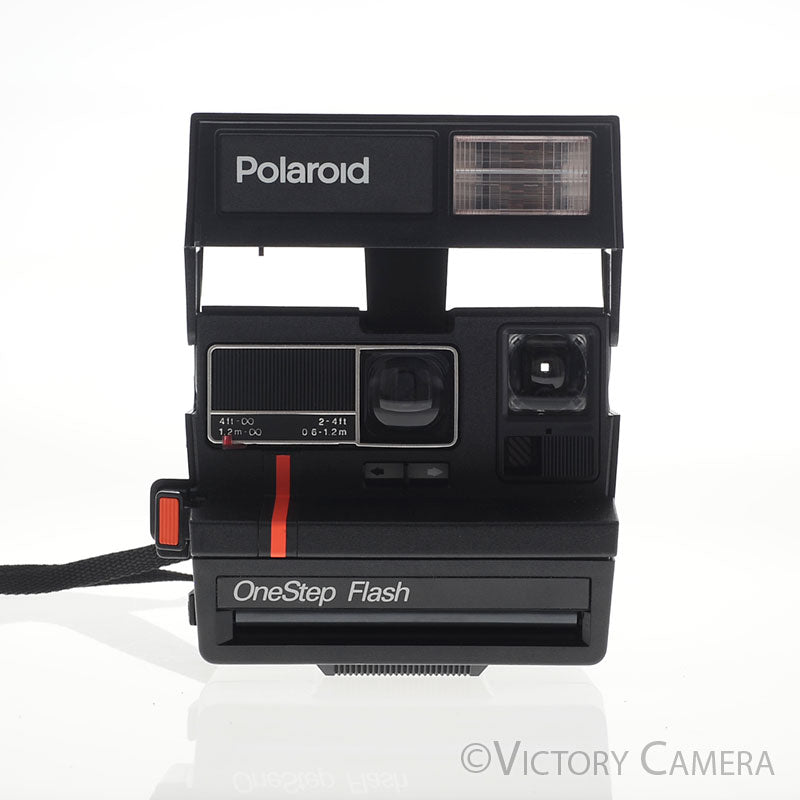 Polaroid One Step Flash 600 Black Instant Film Camera [EXC+] image 2