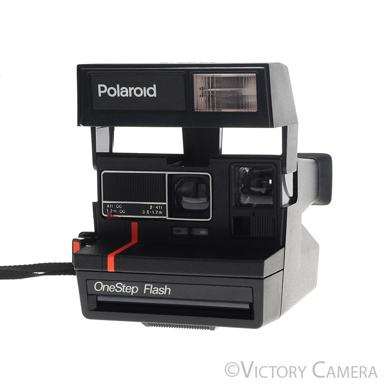 Polaroid One Step Flash 600 Black Instant Film Camera [EXC+] image 1