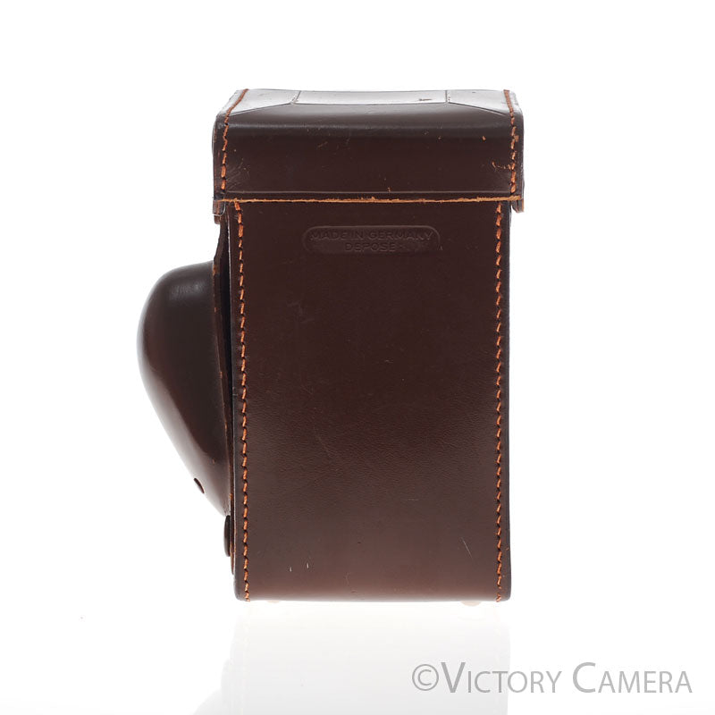 Genuine Rollei Rolleiflex Brown Leather Ever Ready Case for 2.8F TLR [EXC] - Victory Camera