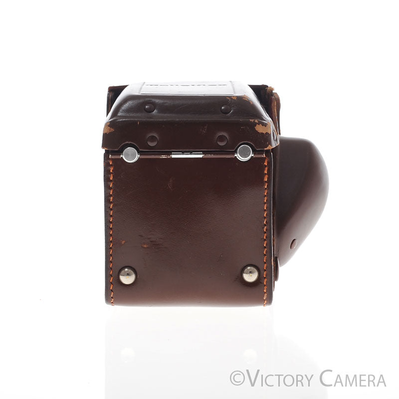 Genuine Rollei Rolleiflex Brown Leather Ever Ready Case for 2.8F TLR [EXC] - Victory Camera