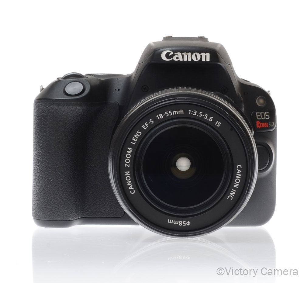 Canon Rebel SL2 24.2MP Digital SLR Camera w/ 18-55mm Zoom Lens [EXC] image 1