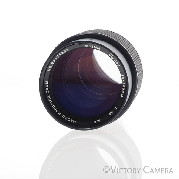 むら Vivitar 75-205mm f3.8 MC Telephoto Zoom Lens for Canon FD [EXC]