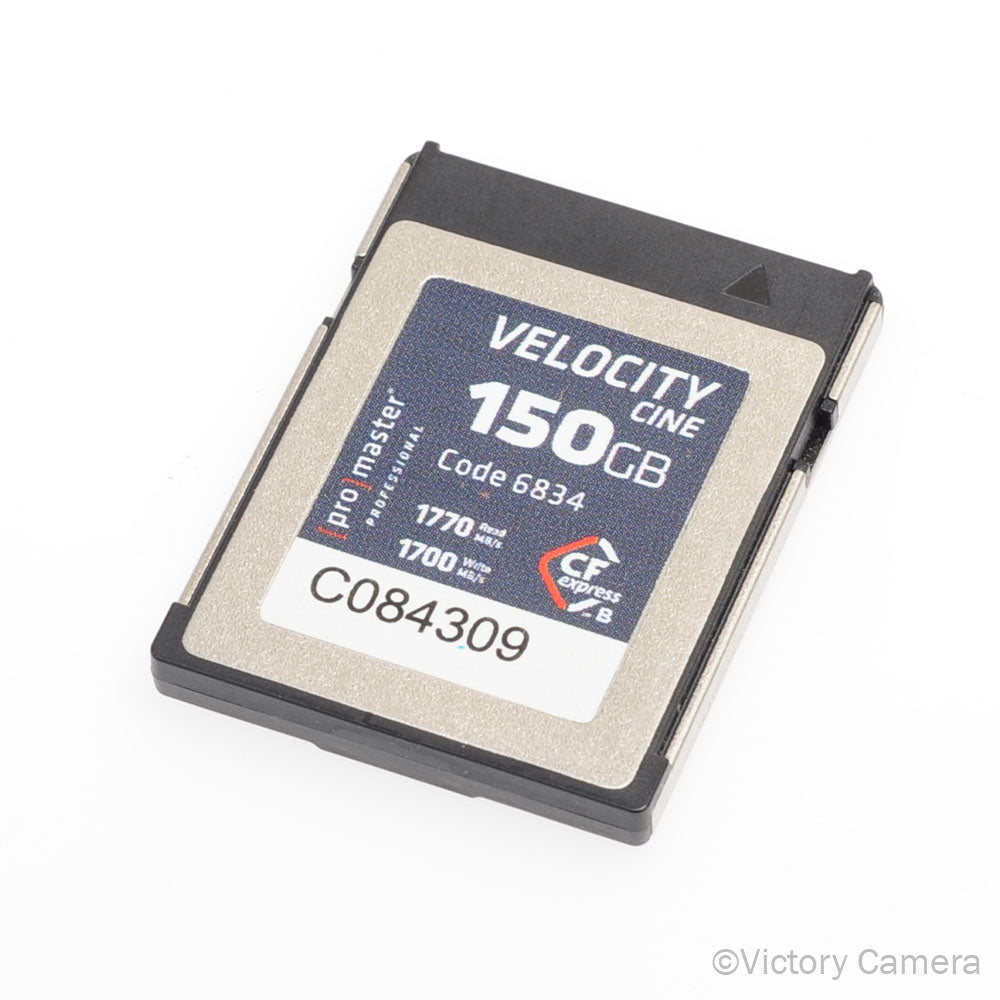 Velocity Cine 150GB CFExpress Type B Memory Card [EXC] - Victory Camera