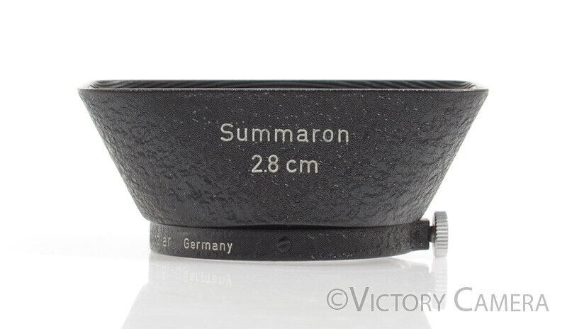 Leitz Leica SOOBK 12500 Summaron 2.8cm Black Clamp On Lens Hood -Mint in Box-