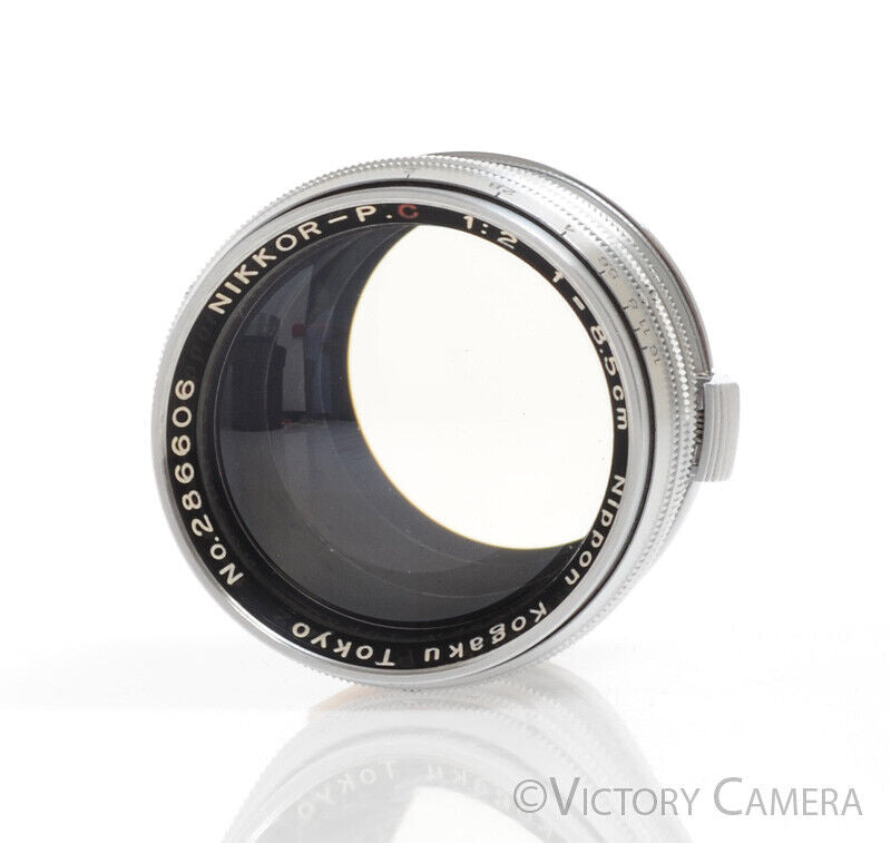 Nikon Nikkor-P.C 8.5cm F2 S Mount Rangefinder Lens -Clean- - Victory Camera