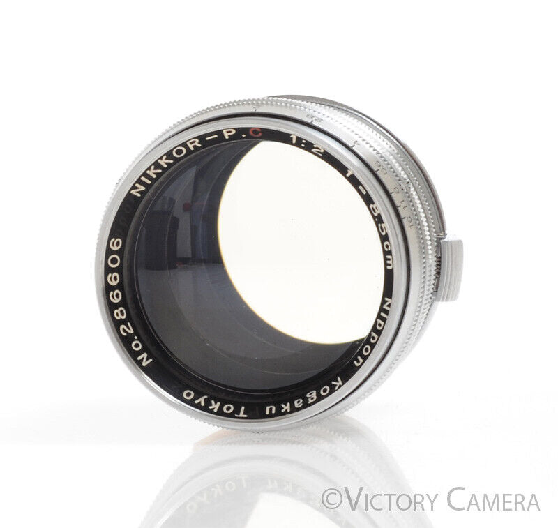 Nikon Nikkor-P.C 8.5cm F2 S Mount Rangefinder Lens -Clean-