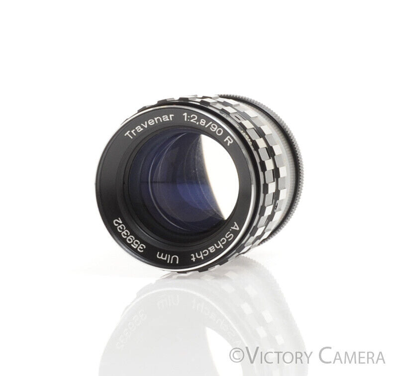 A.Schacht Ulm Rare 90mm f2.8 R Travenar L39 Leica Screw Mount Prime Lens -Read- - Victory Camera
